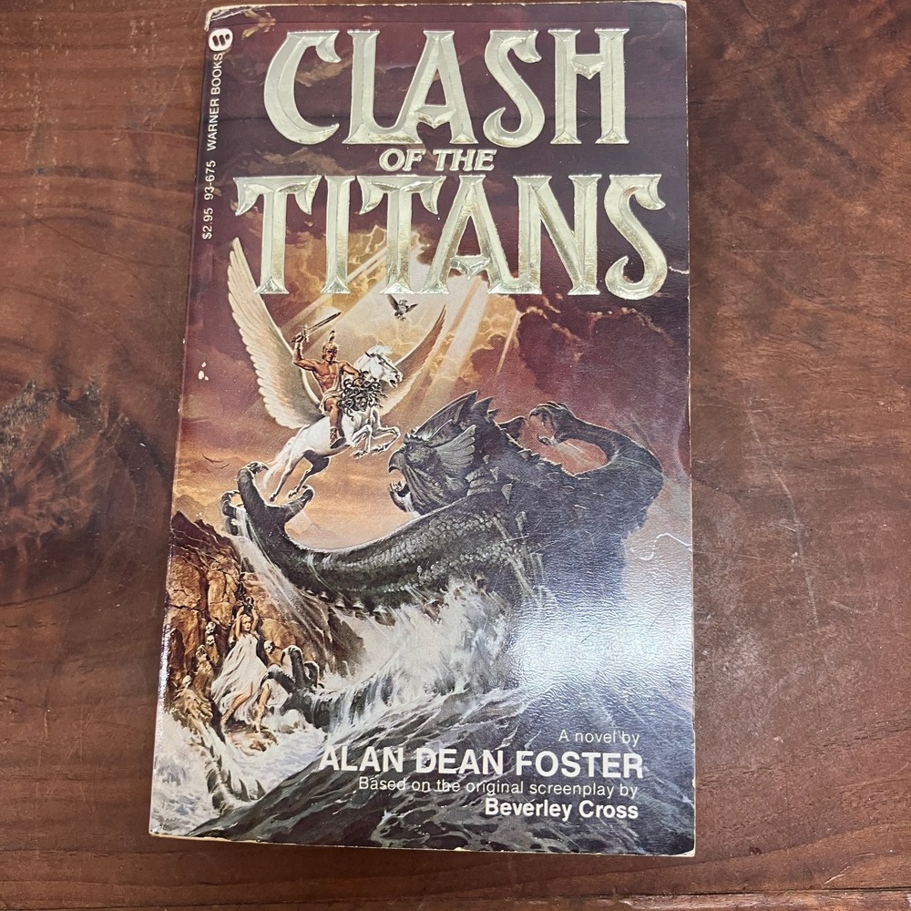 Clash of the Titans Alan Dean Foster 1981 Movie Tie-In Fantasy Warner Books